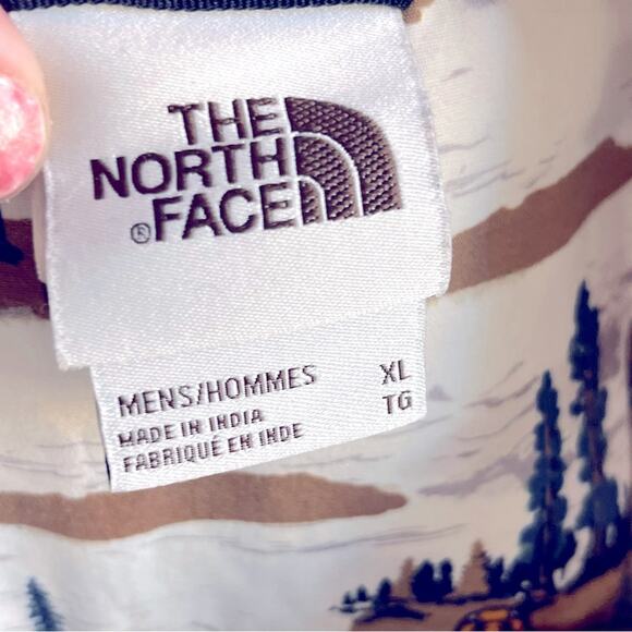 The North Face Baytrail Print Short Sleeve Shirt Men's Patterned Shirt size XL - Picture 2 of 10